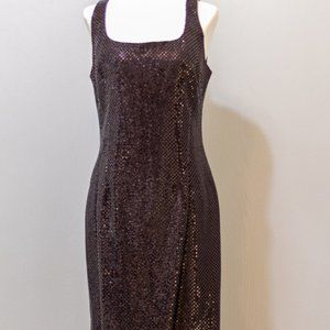 Sequin Dress with zipper back and fully lined - Like New!